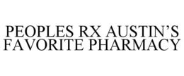 PEOPLES RX AUSTIN'S FAVORITE PHARMACY trademark