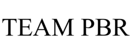 TEAM PBR trademark