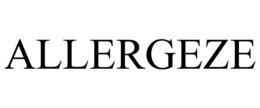 ALLERGEZE trademark