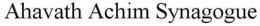 AHAVATH ACHIM SYNAGOGUE trademark