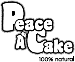 PEACE A' CAKE 100% NATURAL trademark