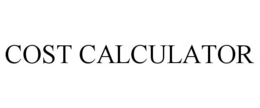 COST CALCULATOR trademark