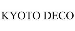KYOTO DECO trademark