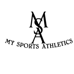 MSA MY SPORTS ATHLETICS trademark