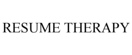 RESUME THERAPY trademark