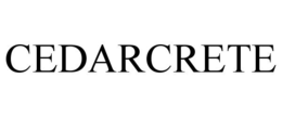 CEDARCRETE trademark