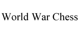WORLD WAR CHESS trademark