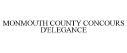 MONMOUTH COUNTY CONCOURS D'ELEGANCE trademark