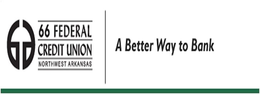 66 FEDERAL CREDIT UNION NORTHWEST ARKANSAS A BETTER WAY TO BANK trademark