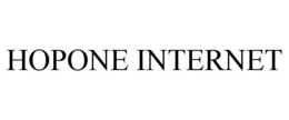 HOPONE INTERNET trademark