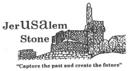 JERUSALEM STONE "CAPTURE THE PAST AND CREATE THE FUTURE" trademark