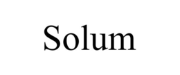 SOLUM trademark