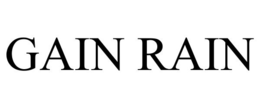 GAIN RAIN trademark