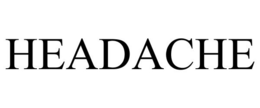 HEADACHE trademark