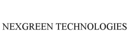 NEXGREEN TECHNOLOGIES trademark