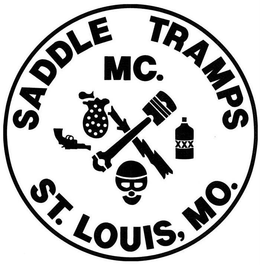 SADDLE TRAMPS MC. ST. LOUIS, MO. trademark