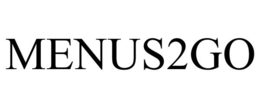 MENUS2GO trademark