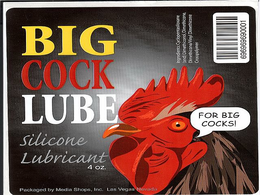 BIG COCK LUBE SILICONE LUBRICANT FOR BIG COCKS! trademark