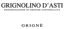 GRIGNOLINO D'ASTI DENOMINAZIONE DI ORIGINE CONTROLLATA GRIGNÈ trademark