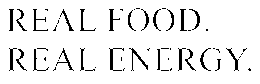 REAL FOOD. REAL ENERGY. trademark