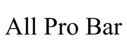 ALL PRO BAR trademark