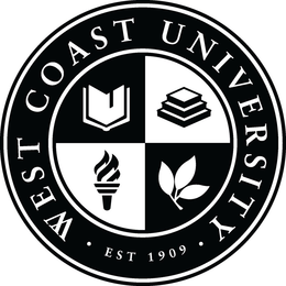 WEST COAST UNIVERSITY. EST.1909 trademark