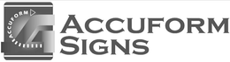 ACCUFORM A ACCUFORM SIGNS trademark
