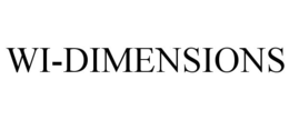 WI-DIMENSIONS trademark