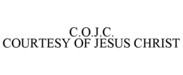 C.O.J.C. COURTESY OF JESUS CHRIST trademark