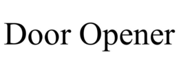 DOOR OPENER trademark