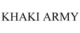 KHAKI ARMY trademark