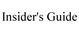 INSIDER'S GUIDE trademark