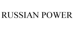 RUSSIAN POWER trademark