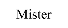 MISTER trademark