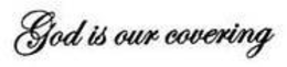 GOD IS OUR COVERING trademark