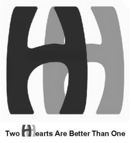 HH TWO HHEARTS ARE BETTER THAN ONE trademark