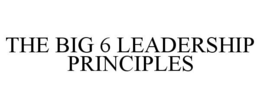 THE BIG 6 LEADERSHIP PRINCIPLES trademark