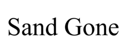 SAND GONE trademark