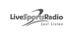 LIVE SPORTS RADIO JUST LISTEN trademark