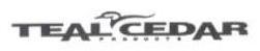 TEAL CEDAR PRODUCTS trademark