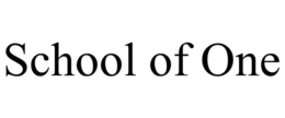 SCHOOL OF ONE trademark