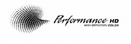 PERFORMANCE HD HIGH DEFINITION COLOR trademark