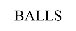 BALLS trademark