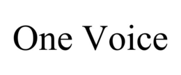 ONE VOICE trademark