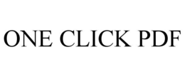 ONE CLICK PDF trademark