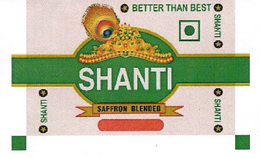 SHANTI BETTER THAN BEST SAFFRON BLENDED SHANTI SHANTI SHANTI trademark