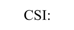 CSI: trademark