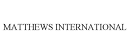 MATTHEWS INTERNATIONAL trademark