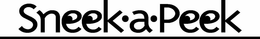 SNEEK·A·PEEK trademark