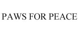 PAWS FOR PEACE trademark